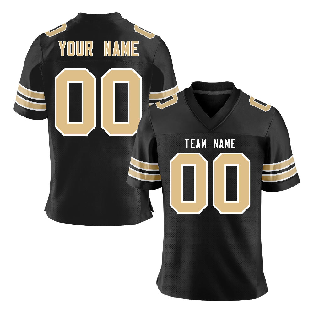 Hestic Sports Wear New Top Embroidered American Stitched Football Jersey Support Personal Customization Customized Embroidered Logos